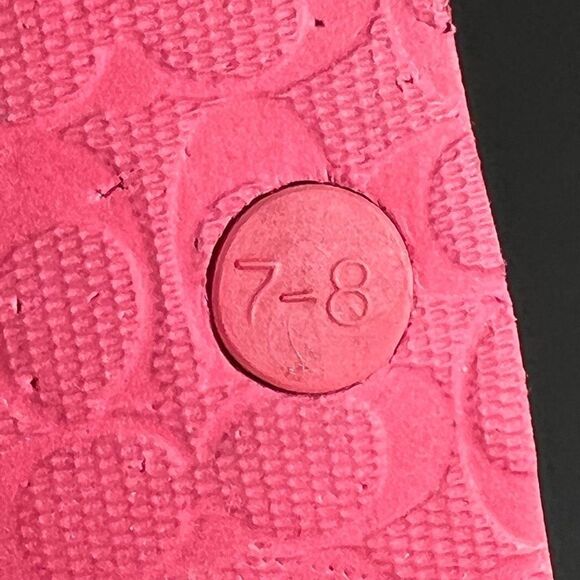 Womens COACH Pink Plaid Bow Accented Flip Flop Sandals / Size 7/8 - Picture 10 of 10